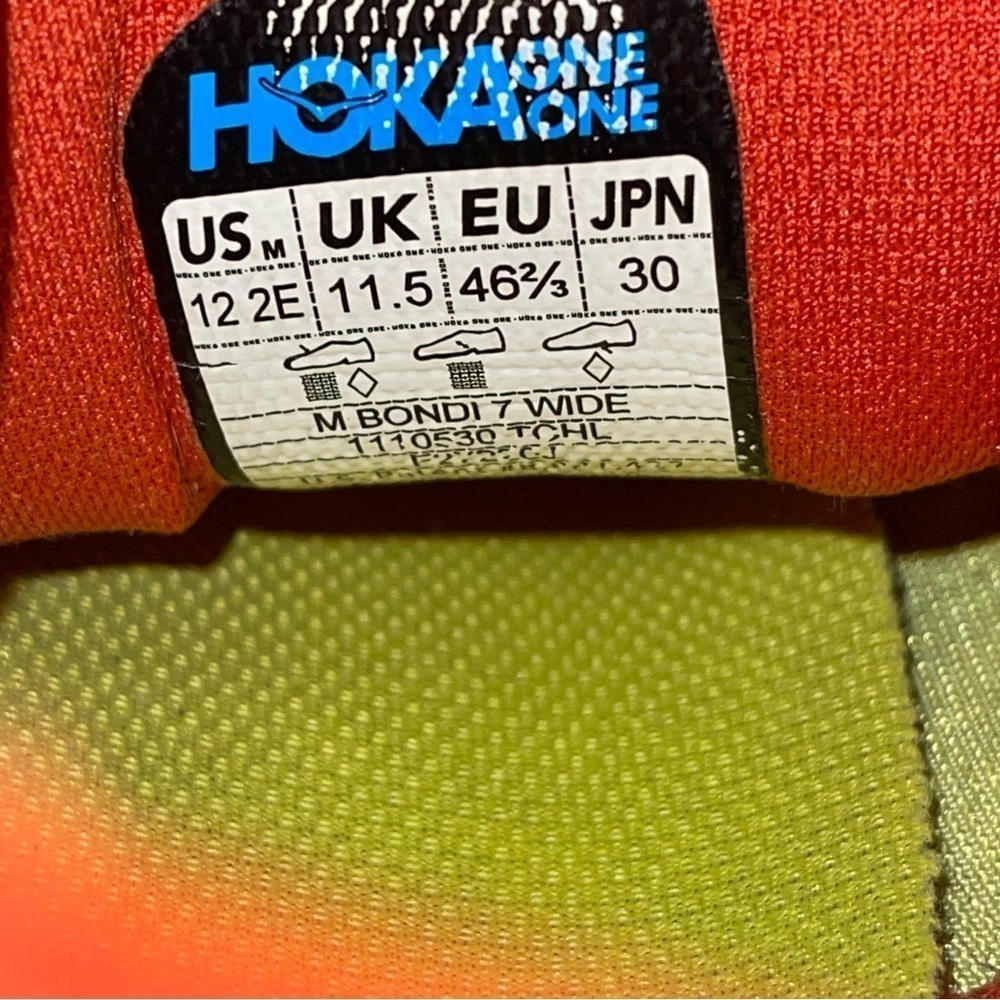 Hoka One One Man Shoes Size 12 2 E - Picture 7 of 7